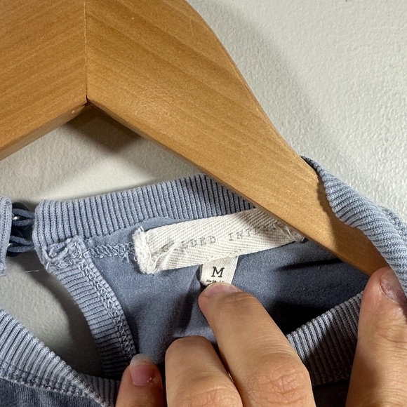 Gilded Intent Chic Sleeveless Blue Gray Women's Muscle Tee Tank Medium - Picture 5 of 11